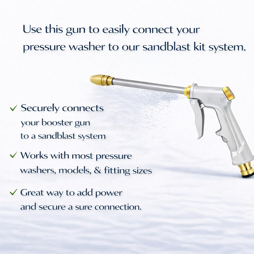 SandblastKit Pressure Booster Gun